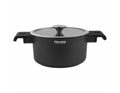 Кастрюля 2.6л Rondell Modern RDA-1726, алюминиевая, с крышкой
