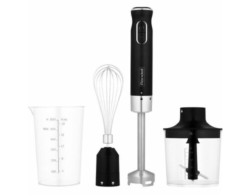 Блендер Rondell RDE-1305, погружной, черный/серебристый
