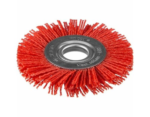 Щетка дисковая Зубр 35160-100_z01, по дереву, металлу, 100мм, 22.2мм