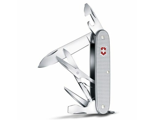 Складной нож Victorinox Pioneer X, функций: 9, 93мм, серебристый , коробка картонная [0.8231.26]