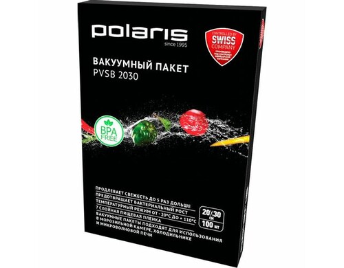 Пакеты для вакуумной упаковки Polaris PVSB 2030, 20см x 30см [22323]