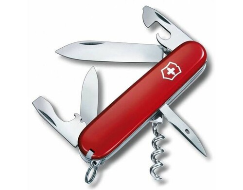 Складной нож Victorinox Spartan, функций: 12, 91мм, красный , коробка картонная [1.3603]