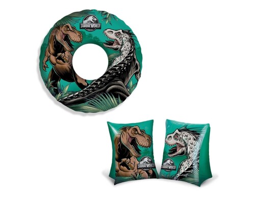 Комплект для плавания: круг + нарукавники ND Play Парк Юрского периода