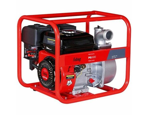 Мотопомпа бензиновая FUBAG PG 600, для чистой воды, 600л/мин [646260]