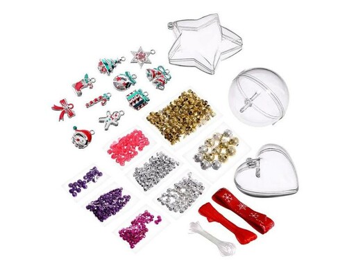 Набор для творчества Эврики Чемодан Создай своё украшение НГ (фиолетовый) 975