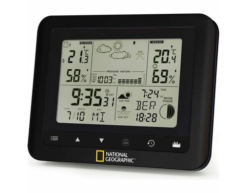 Погодная станция BRESSER NATIONAL GEOGRAPHIC 9070100, черный