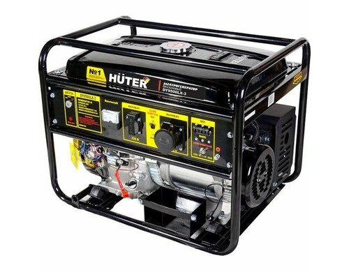 Бензиновый генератор Huter DY9500LX-3, 380 В, 8кВт [64/1/41]