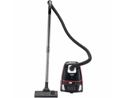 Пылесос Hyundai HYV-B4995, 2220Вт, черный/красный