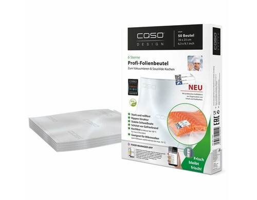 Пакеты для вакуумной упаковки CASO VC, 16см x 23см [1201]