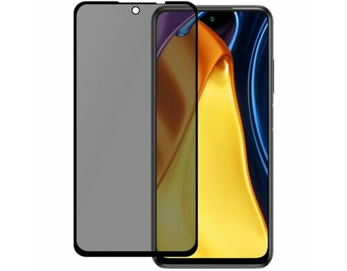 Защитное стекло для экрана PERO PGFGP-XPM3P для Xiaomi Poco M3 Pro конфиденциальная, 1 шт, прозрачный