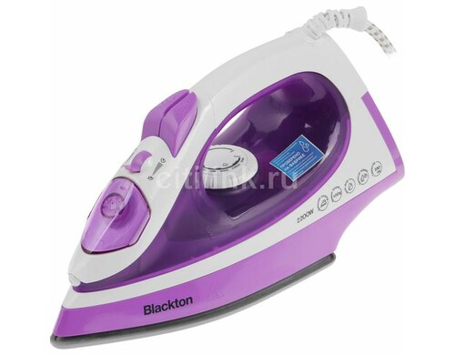 Утюг BLACKTON Bt SI1112, 2200Вт, фиолетовый/белый [86194484]