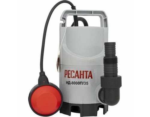 Дренажный насос Ресанта НД-8000П/35, дренажный [77/2/1]