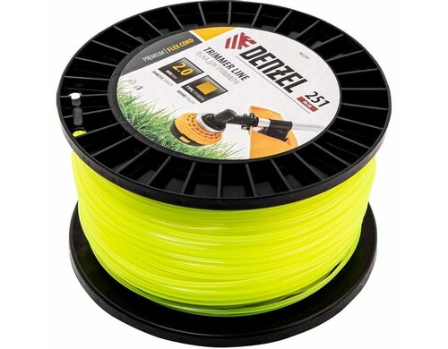 Леска для садовых триммеров DENZEL 96291, 2мм, 251м