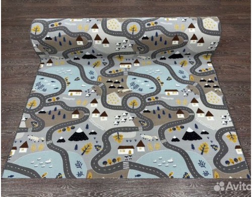 Ковровое покрытие Принт, детский, игровой