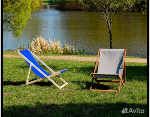 Шезлонг лежак деревянный для помещения и улицы