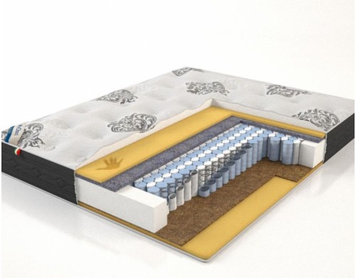 Ортопедический матрас MyCloud, Memory Cloud (Мемори Клауд), с эффектом памяти, мягкий, средней жесткости, пружинный, объемный чехол