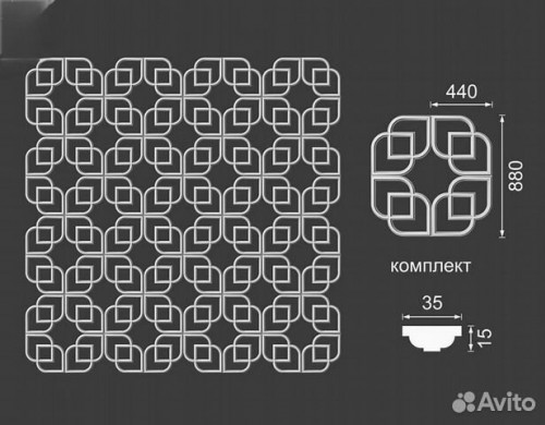3d гипсовые панели, 3д потолочные панели
