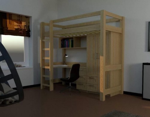 Кровать-чердак