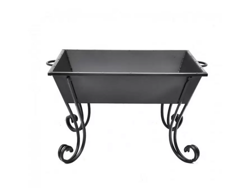 Чаша для костра Аск-38 Квадратная черная