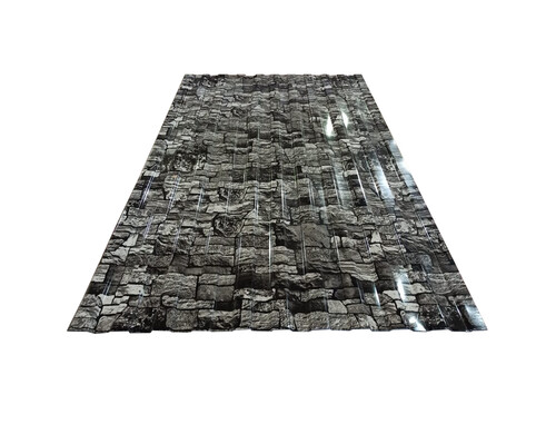 Профнастил ООО ПКФ "Таврос" С8 полимер 1185х2000 принтек камень 0,3 мм 7008844