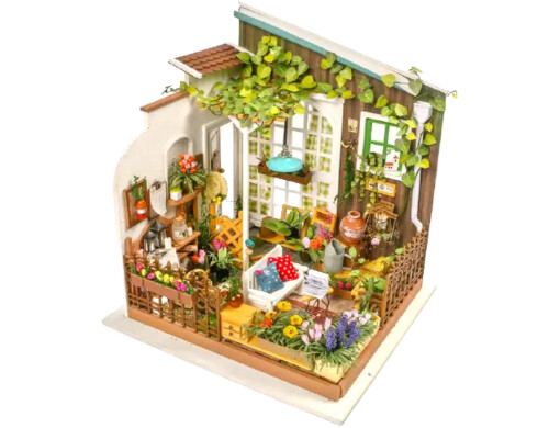 Деревянный конструктор Румбокс Цветной DG108 Терраса Садовника