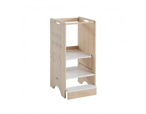 Стул-подставка Micuna Trotta (Микуна Тротта) MONT-1872 waterwood/white