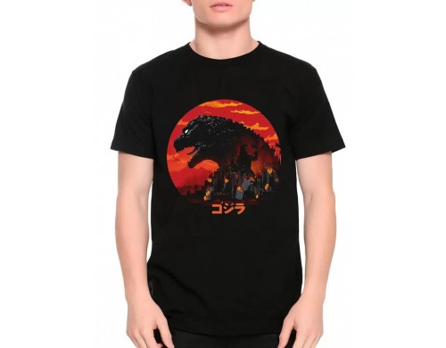 Футболка мужская Design Heroes Годзилла черная M