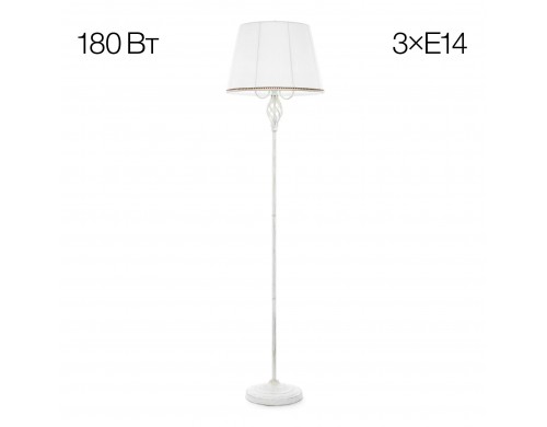 Торшер напольный Citilux Вена патина с белым абажуром CL402920