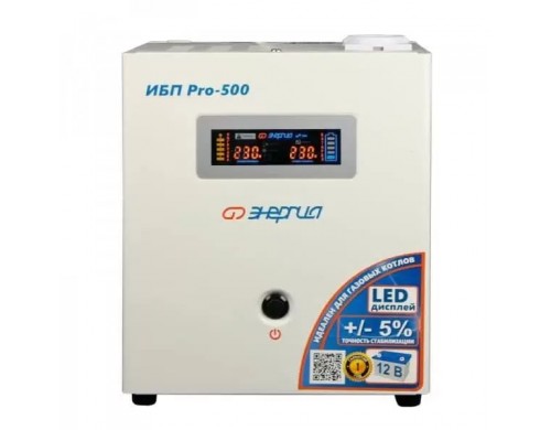 Инвертор Энергия Pro 500 + Аккумуляторная батарея Vektor GL 1255