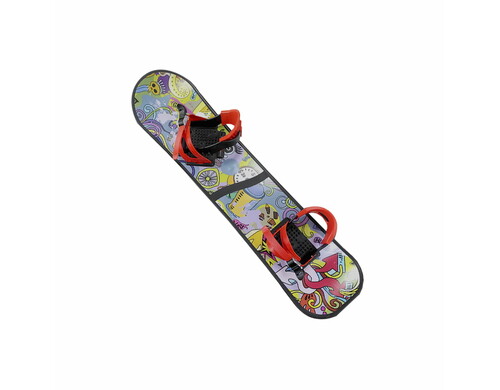 Сноуборд пластиковый с креплением Цикл 010569 мультиколор 95 см 2020