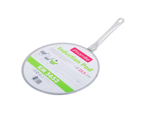 Адаптер-переходник для индукционной плиты 23,5 см. Kamille KM-5653 из нержавеющей стали 1