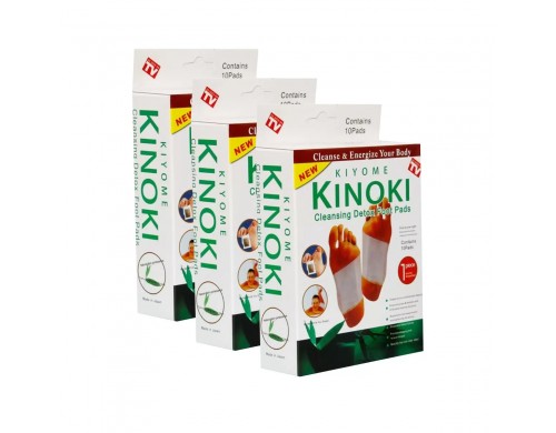 Пластыри Kinoki китайские для очищения организма детокс 3 упаковки 30 шт.