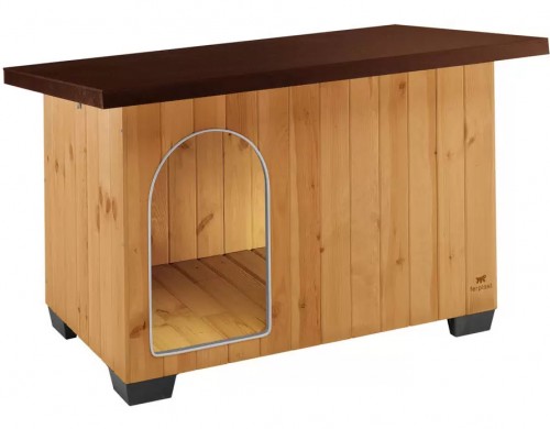 Будка для собак Ferplast Baita 60 деревянная,73,5х59х52,5см