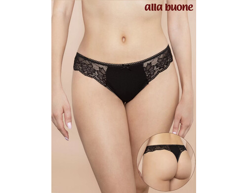 Трусы женские ALLA BUONE 1004AB черные 4/L