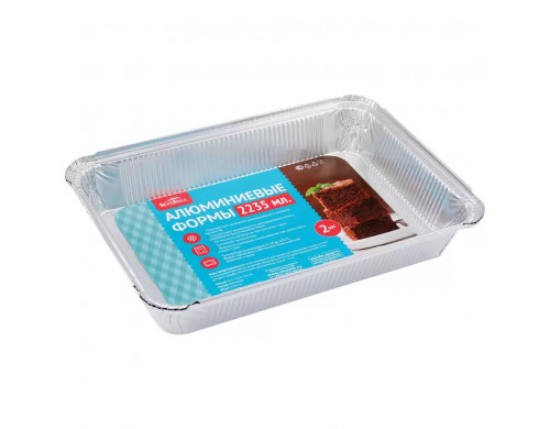 Формы для запекания ВкусВилл 2,235 л 313 х 213 х 44 мм 2 шт