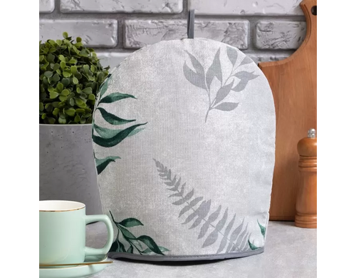 Грелка на чайник "Доляна" Tropics 28х28см, 100% хл,164г/м2