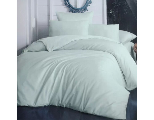 Пододеяльник Maktex из сатина 240 х 260   мятный панг