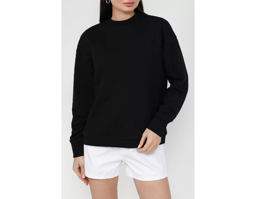 Свитшот женский COLORPLAY CP231211374 черный XL