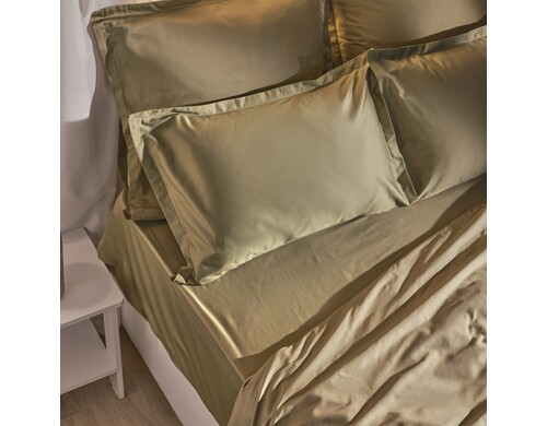 Простыня SL Home Олива 235х280 см, сатин, 100% хлопок