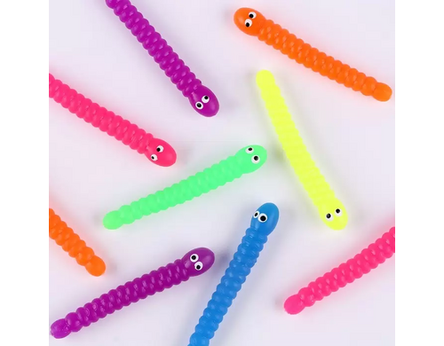 Липучка Червяк, цвета микс