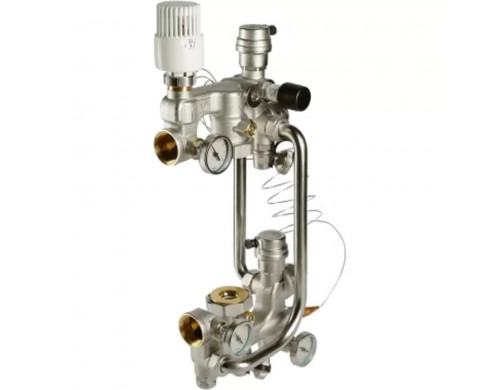 Насосно-смесительный узел Valtec VT.COMBI.0.180 с термоголовкой (без насоса)