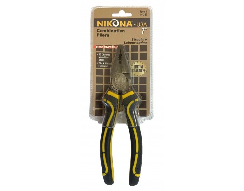 Плоскогубцы комбинированные особой мощности NIKONA 10-357 60CrV 185мм