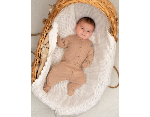 Комбинезон нательный Трия бежевый , размер 62-68