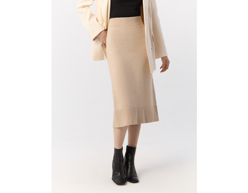 Юбка женская H&M 929388002 бежевая XL