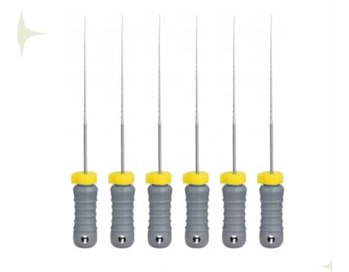 H-файлы стоматологические Eurofile H-Files 31мм N08 6шт