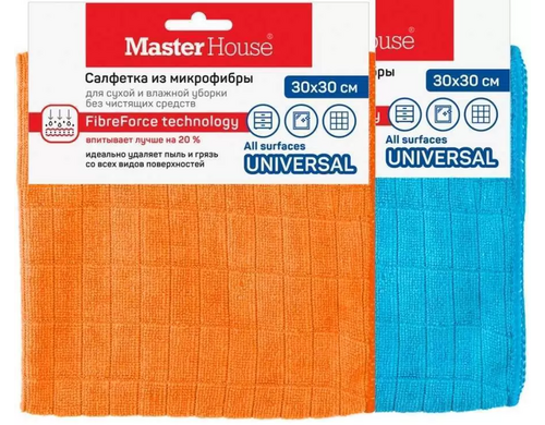 Салфетки для уборки Master House арт. 613698, 10 штук