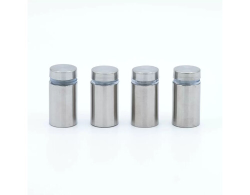 Дистанционный держатель для стекла ZSK 12х30 мм, матовый никель, 4 шт