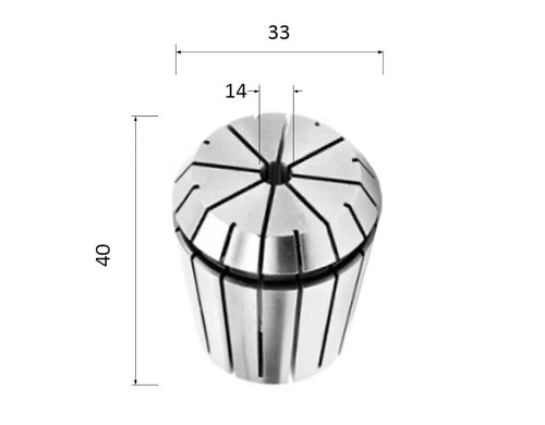Цанга DJTOL серии ER ER32-14-AA (14 мм, биение 0.005) высокоточная прецизионная
