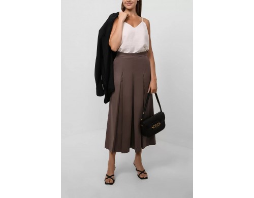 Брюки женские PAOLA RAY PR121-5031 коричневые S