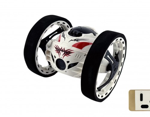 Радиоуправляемый робот-дрон Happy Cow Stunt Bounce Car 2,4G TL81-WHITE